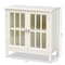 Baxton Studio Kendall White Finished Wood and Glass Kitchen Storage Cabinet 163-9030 - alternate 9